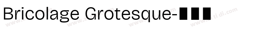 Bricolage Grotesque字体转换